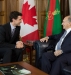 Hazar Imam with Prime Minister Justin Trudeau 