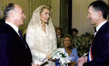 Aga Khan und seine Braut Gabriele